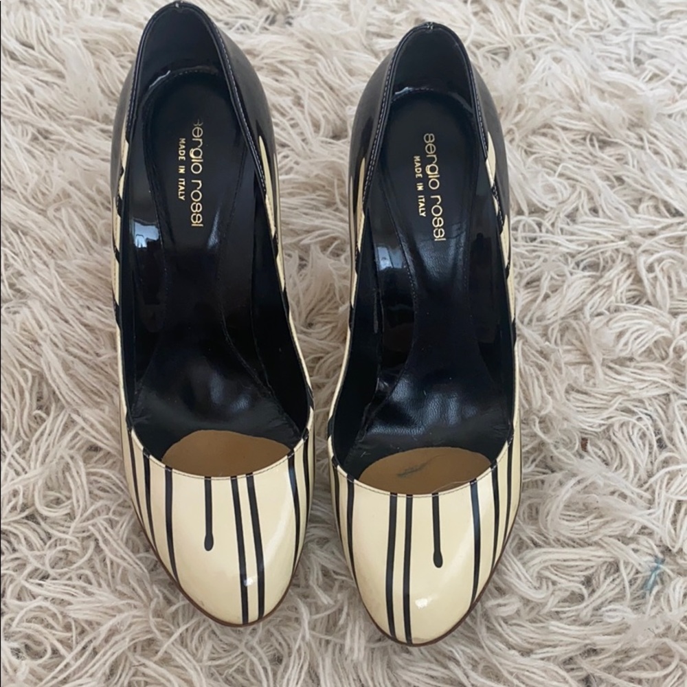 Sergio Rossi graffiti heels